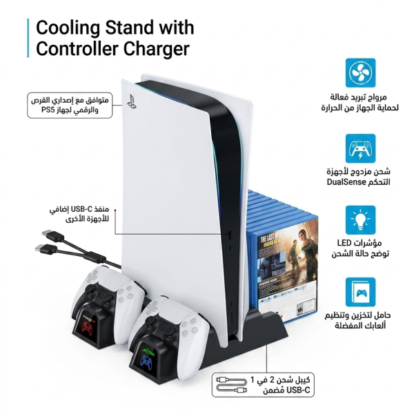 DEVO cooling stand with controller charger